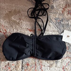 Fabletics Black Bandeau Bikini Top